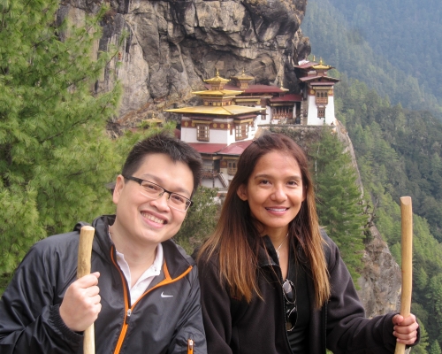 Interesting View Of Tiger Nest